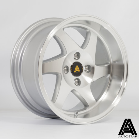 Cerchi in lega Autostar Cerchi Autostar Blade 15X8 4X100 67,1 ET20, Silver | race-shop.it