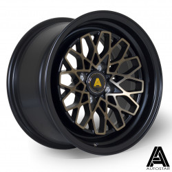 Cerchi Autostar Geo 15X8 4X100 67,1 ET25, Black