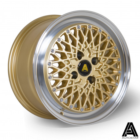 Cerchi in lega Autostar Cerchi Autostar Minus 15X7.5 4X108 67,1 ET25, Gold | race-shop.it