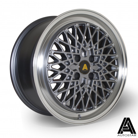 Cerchi in lega Autostar Cerchi Autostar Minus 17X8 4X100 67,1 ET30, Gunmetal | race-shop.it