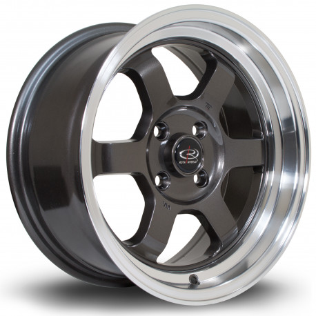 Cerchi in lega Rota Cerchi Rota Grid-V 15X7 4X100 67,1 ET20, Gunmetal | race-shop.it