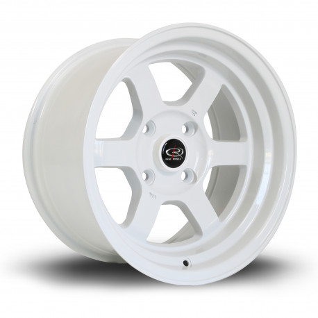 Cerchi in lega Rota Cerchi Rota Grid-V 15X8 4X100 67,1 ET0, White | race-shop.it