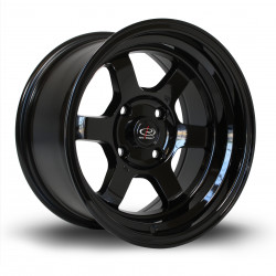 Cerchi Rota Grid-V 15X8 4X100 67,1 ET0, Black
