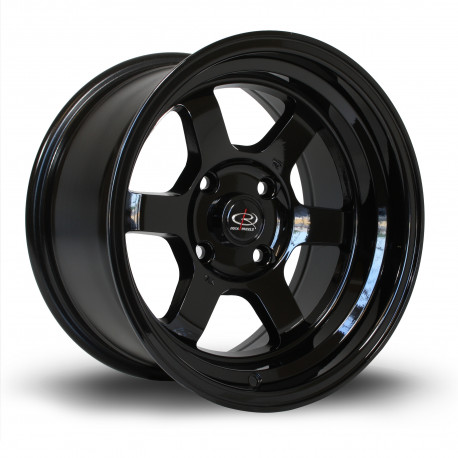 Cerchi in lega Rota Cerchi Rota Grid-V 15X8 4X100 67,1 ET0, Black | race-shop.it