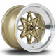 Cerchi in lega Rota Cerchi Rota Hachi 15X9 4X100 67,1 ET0, Gold | race-shop.it