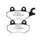 Freni EBC Moto EBC Pastiglie freno Organic FA FA215/2 | race-shop.it