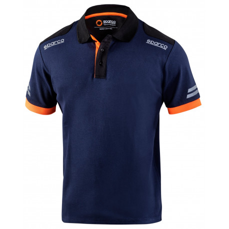 Magliette SPARCO TECH POLO TW - blu/arancione | race-shop.it