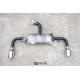 Body kit e accessori visivi Difussore posteriore (GTI LOOK) con lo scarico VW Golf 8 | race-shop.it