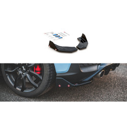 Splitter laterali posteriori V.7 + Alette Hyundai I30 N Mk3 Hatchback