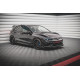Body kit e accessori visivi MAXTON DESIGN diffusori minigonne + alette per Volkswagen Golf R Mk8, nero lucido, V2 | race-shop.it