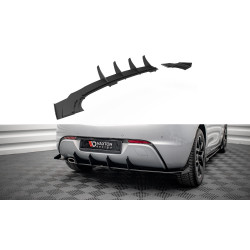 MAXTON DESIGN Street Pro diffusore posteriore + alette per Opel Astra GTC OPC-Line J, nero