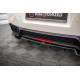 Body kit e accessori visivi Splitter posteriore centrale + Alette per Nissan GTR R35 Facelift | race-shop.it