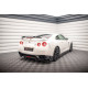 Body kit e accessori visivi Splitter posteriore centrale + Alette per Nissan GTR R35 Facelift | race-shop.it
