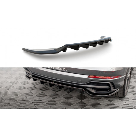 Body kit e accessori visivi Splitter posteriore centrale (con strisce verticali) Audi Q3 S-Line F3 | race-shop.it