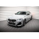 Body kit e accessori visivi MAXTON DESIGN splitter anteriore + alette per BMW 2 Coupe M-Pack / M240i G42, nero lucido, V2 | race-shop.it