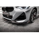 Body kit e accessori visivi MAXTON DESIGN splitter anteriore + alette per BMW 2 Coupe M-Pack / M240i G42, nero lucido, V2 | race-shop.it