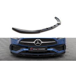 MAXTON DESIGN splitter anteriore per Mercedes-Benz C AMG-Line W206, nero lucido, V1