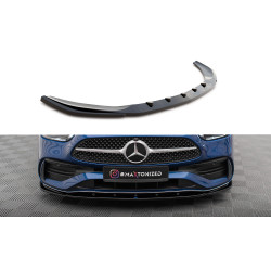 MAXTON DESIGN splitter anteriore per Mercedes-Benz C AMG-Line W206, nero lucido, V2