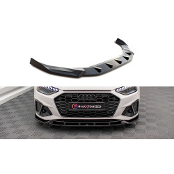 MAXTON DESIGN splitter anteriore per Audi A4 S-Line / S4 B9 Facelift, nero lucido, V1