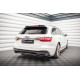 Body kit e accessori visivi MAXTON DESIGN splitter posteriore centrale per Audi A4 S-Line B9 Facelift (con barre verticali), nero lucido | race-shop.it