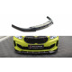 MAXTON DESIGN splitter anteriore per BMW 1 F40 M-Pack / M135i, nero lucido, V6