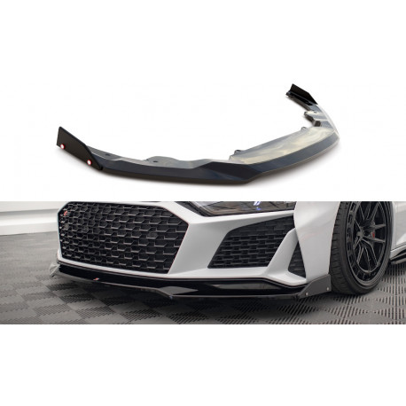 Body kit e accessori visivi Splitter anteriore V.3 + Alette Audi R8 Mk2 Facelift | race-shop.it