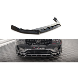 MAXTON DESIGN splitter anteriore per Volvo XC90 R-Design Mk2 Facelift, nero lucido, V2