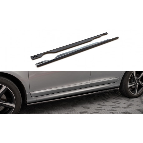 Body kit e accessori visivi Diffusori minigonne laterali Volvo XC60 R-Design Mk1 Facelift | race-shop.it