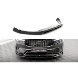 MAXTON DESIGN splitter anteriore per Volvo XC60 R-Design Mk2 Facelift, nero lucido