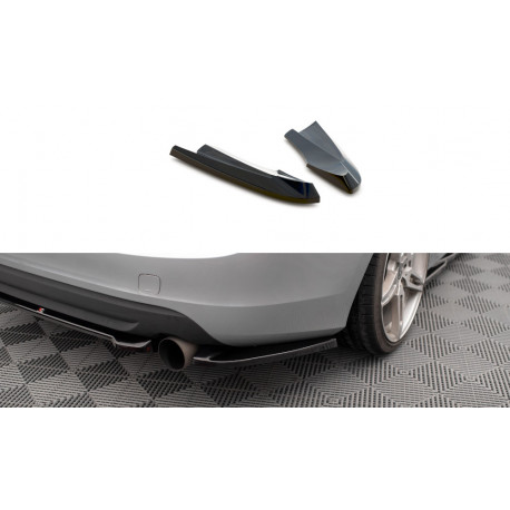 Body kit e accessori visivi MAXTON DESIGN splitter laterali posteriori per Volvo S60 R-Design Mk2, nero lucido | race-shop.it