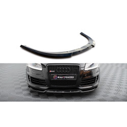 MAXTON DESIGN splitter anteriore per Audi RS6 Avant C6, nero lucido, V2