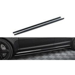 MAXTON DESIGN diffusori minigonne per Audi RS6 Avant C6, nero lucido, V2