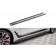 Body kit e accessori visivi MAXTON DESIGN diffusori minigonne per BMW i4 M-Pack G26, nero lucido, V2 | race-shop.it