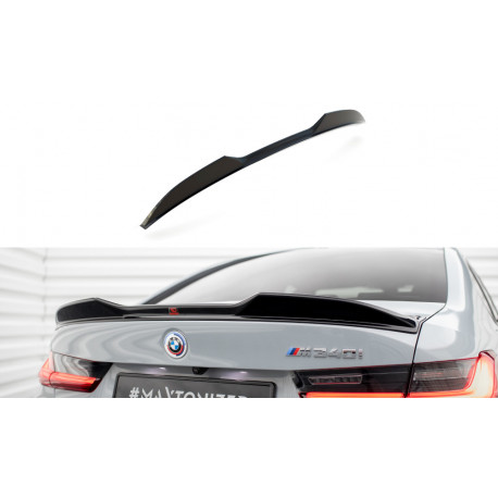 Body kit e accessori visivi MAXTON DESIGN estensione spoiler 3D per BMW 3 M340i / M-Pack Sedan G20 Facelift, nero lucido | race-shop.it