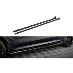 MAXTON DESIGN diffusori minigonne per BMW X3 M-Pack G01 Facelift, nero lucido