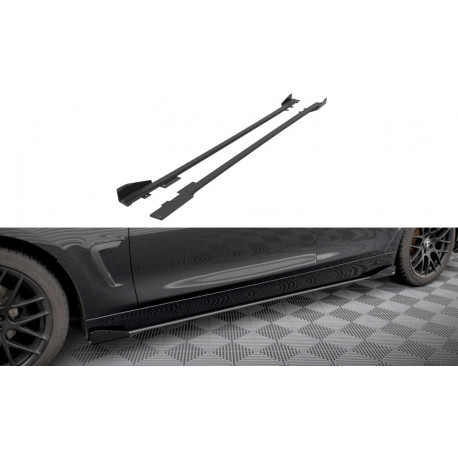 Body kit e accessori visivi Street Pro Diffusori minigonne laterali + Alette BMW 4 Gran Coupe F36 | race-shop.it