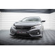 Body kit e accessori visivi Street Pro Splitter anteriore Honda Civic Sport Mk 10 | race-shop.it