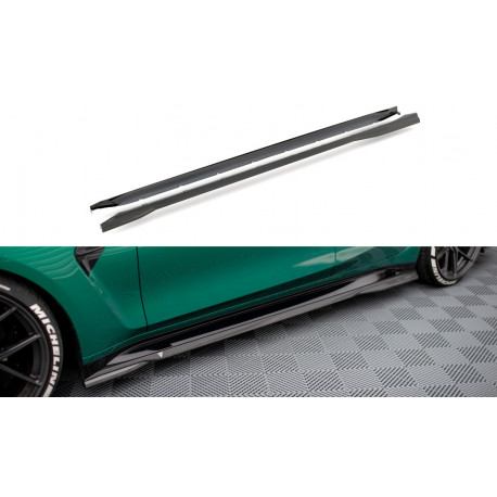 Body kit e accessori visivi Minigonne laterali in fibra di carbonio BMW M3 G80 | race-shop.it