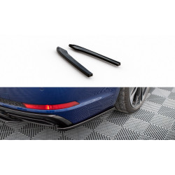 MAXTON DESIGN splitter laterali posteriori per Audi A4 Competition B9, nero lucido