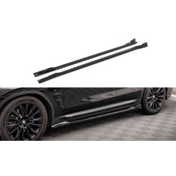 MAXTON DESIGN diffusori minigonne per BMW X3 G01, nero lucido