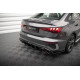 Body kit e accessori visivi MAXTON DESIGN diffusore posteriore per Audi S3 Sedan 8Y, nero lucido | race-shop.it