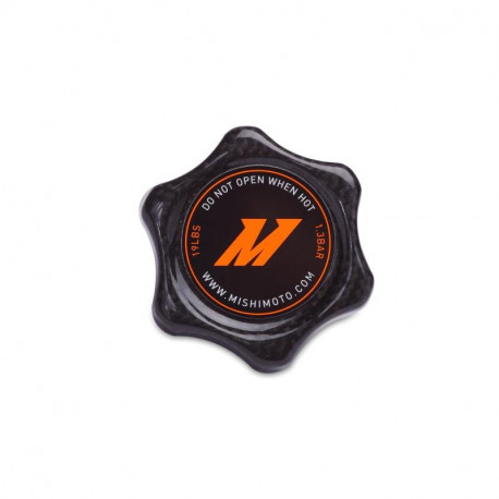 Tappi del radiatore ad alta pressione Mishimoto CARBON High-Pressure 1.3 Bar Radiator Cap Small | race-shop.it