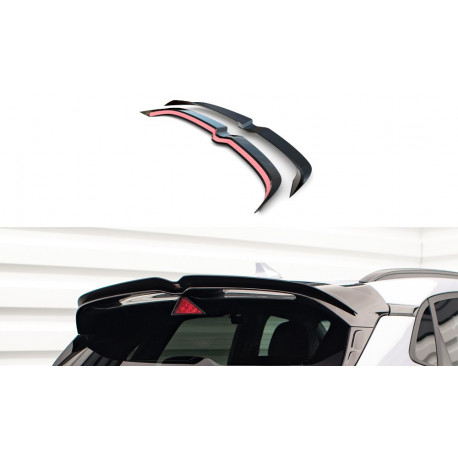 Body kit e accessori visivi MAXTON DESIGN estensione spoiler per Hyundai Kona N Mk1, nero lucido | race-shop.it
