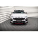 Body kit e accessori visivi MAXTON DESIGN splitter anteriore + alette per Hyundai Kona N Mk1, nero lucido, V2 | race-shop.it