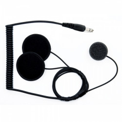 ZERONOISE cuffia con microfono Valiant (per casco integrale)