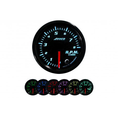 Strumentazione ADDCO 52mm, 7 colori Racing gauge ADDCO, tachometer, 7 colors | race-shop.it
