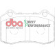 Dischi freno DBA REAR PADS DBA Street Performance DB1936SP | race-shop.it