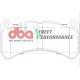 Dischi freno DBA FRONT PADS DBA Street Performance DB1845SP | race-shop.it