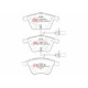 Dischi freno DBA DBA Brake Pads Xtreme Performance, Front Axle DB2210XP | race-shop.it