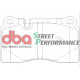 Dischi freno DBA FRONT PADS DBA Street Performance DB2228SP | race-shop.it